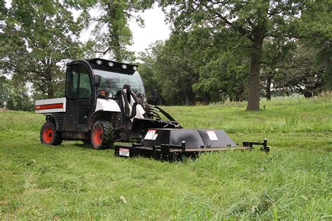 skid steer lawn mowers|mowing attachment for skid steer.